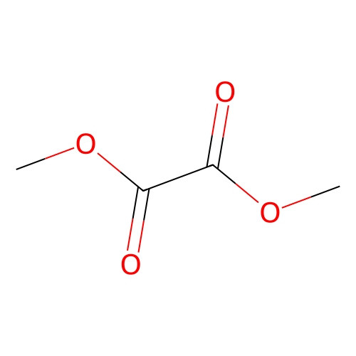 Aladdin Scientific Dimethyl Oxalate, chemical structure diagram showing ester and carbonyl groups.