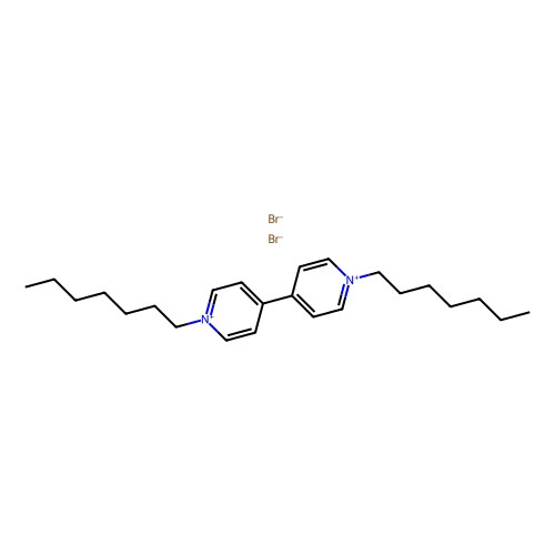 Aladdin Scientific 1, 1'-Diheptyl-4, 4'-bipyridinium Dibromide [for Electrochromic Material], min 98% (HPLC)(T), 1 gram 