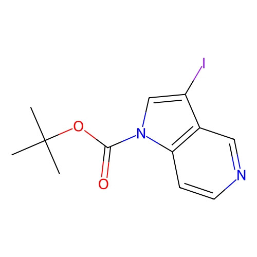 Aladdin Scientific tert-butyl 3-iodo-1H-pyrrolo[3, 2-c]pyridine-1-carboxylate, min 97%, 1 gram 