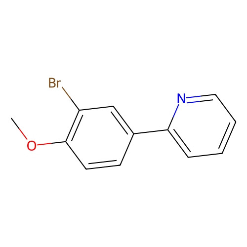 Aladdin Scientific 2-(3-Bromo-4-methoxyphenyl)pyridine, min 98%, 1 gram 