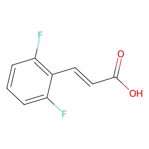 Aladdin Scientific trans-2, 6-Difluorocinnamic Acid, min 95% (GC), 1 gram 