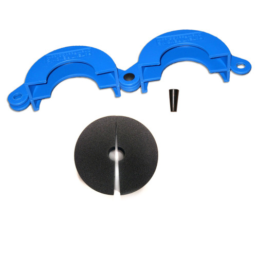 Chemical Feed Safety Supply Drum Feed Safety Clamp for Sanitation, 3/8" Fixed Hole for Drum Probe  Chemical Feed Safety Supply Drum Feed Safety Clamp for Sanitation, 3/8" Fixed Hole for Drum Probe