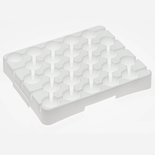 Labcon Reusable Racks for 50 mL Centrifuge Tubes, White, case/5  Labcon Reusable Racks for 50 mL Centrifuge Tubes, White, case/5
