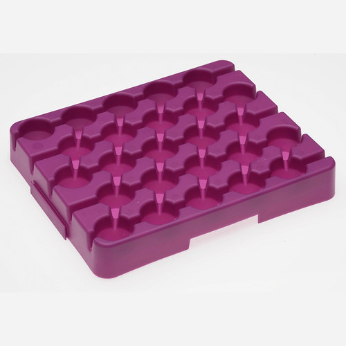 Labcon Reusable Racks for 50 mL Centrifuge Tubes, Purple, case/5 