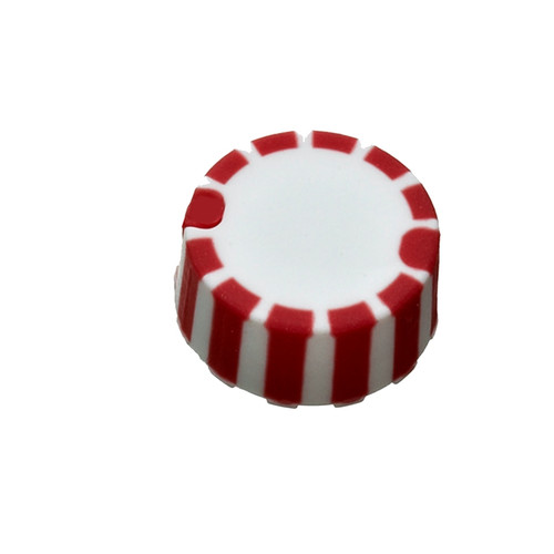 Labcon Screw Caps with Elastomeric Seal for SuperClear® Microcentrifuge Tubes, Red Color, in Bags, case/5000 