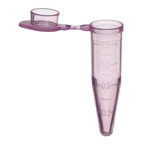 Labcon 1.5 mL SuperSpin® Microcentrifuge Tubes, Purple, in Resealable Bags, case/5000 