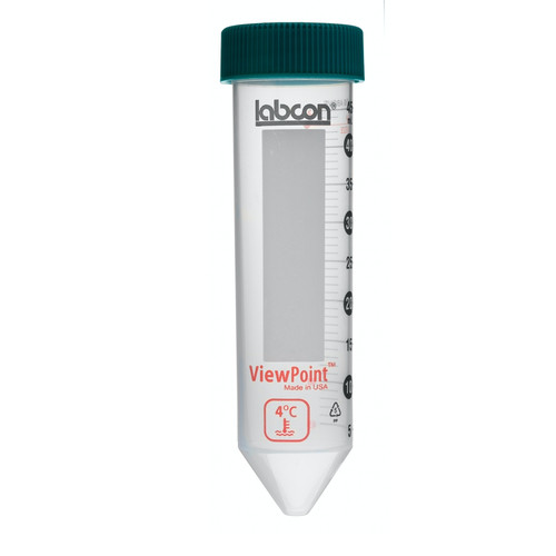 Labcon 50 mL ViewPoint Centrifuge Tubes, Thermochromic Tubes in IntegraPack®, 50 per Pack, Sterile, case/100 
