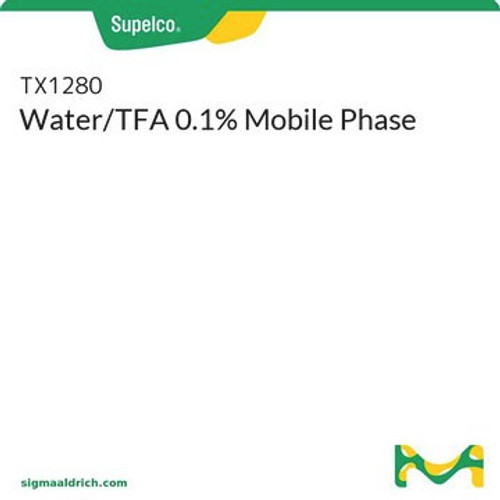 Sigma-Aldrich Trifluoroacetic Acid Solution0.1% (v/v) TFA, Mobile Phase in Water, HPLC Grade, 20 Liter 