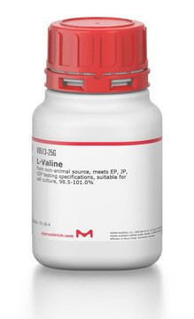 Sigma-Aldrich L-Valine, Non-Animal Source, for Cell Culture, Meets EP JP USP Testing Specifications, 1 kg 