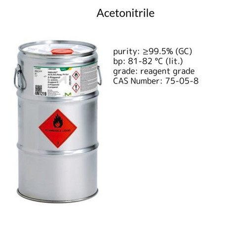 Sigma-Aldrich Acetonitrile for Analysis, EMSURE® ACS Grade, Reagent Ph Eur, 1 Liter 
