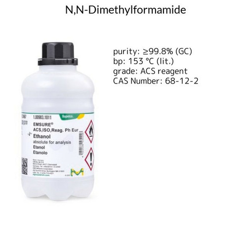 Sigma-Aldrich N,N-Dimethylformamide for Analysis, EMSURE®, ACS Grade, ISO, Reagent Ph Eur, 1 Liter 