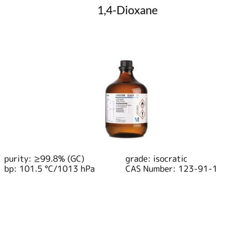 Sigma-Aldrich 1 4-Dioxane, HPLC Grade, LiChrosolv® for liquid chromatography, 1 Liter 