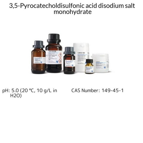 Sigma-Aldrich 3 5-Pyrocatecholdisulfonic Acid, Disodium, 100 grams 