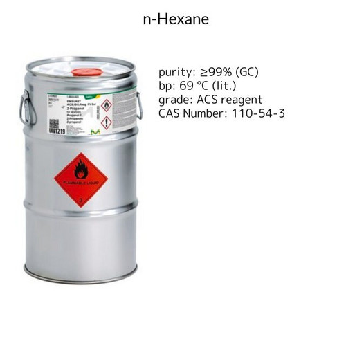 Sigma-Aldrich n-Hexane for Analysis, EMSURE®, ACS Grade, 2.5 Liter 