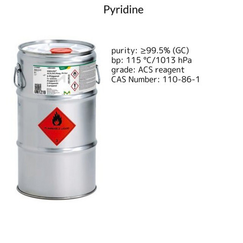 Sigma-Aldrich Pyridine for Analysis, Azine, Azabenzene, EMSURE®, ACS Grade, Reagent Ph Eur, 2.5 Liter 