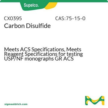Sigma-Aldrich Carbon Disulfide, ACS Grade, Reagent for Testing USP/NF Monographs, 2.5 Liter 