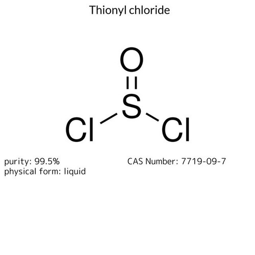 Sigma-Aldrich Thionyl Chloride, ReagentPlus® Grade 99.5% Low Iron, 500 mL 