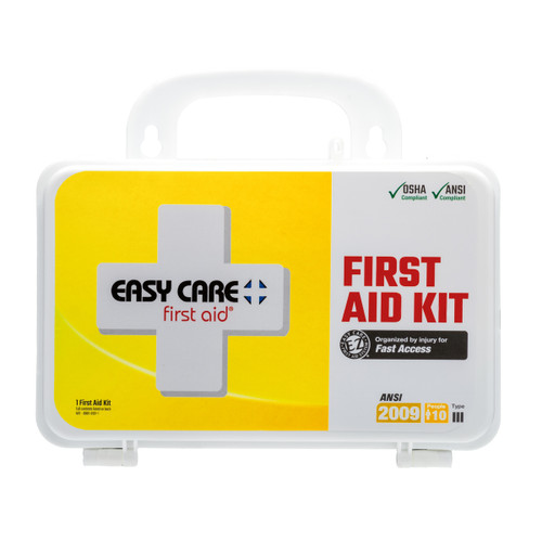 Adventure Ready Brands 10-Person ANSI 2009 First Aid Kit with Eyewash, Plastic, Case/10 
