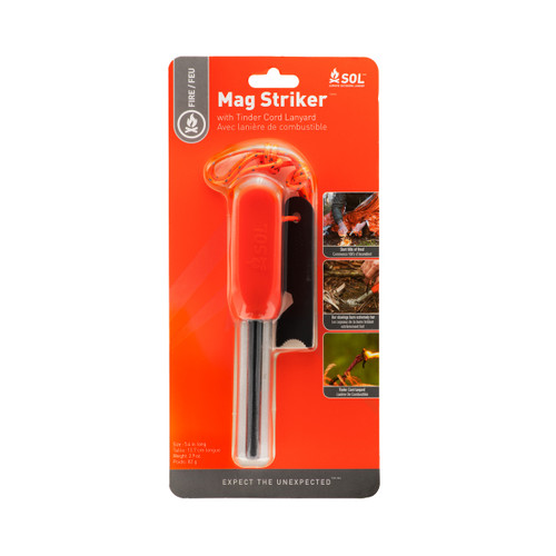 Adventure Ready Brands SOL Mag Striker with Tinder Cord, case/24 