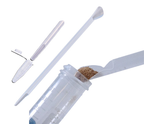  LevGo® Short ecoSpatula® Disposable Lab Spatula, Opaque Polypropylene, 140 mm, case/7500 