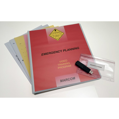 Marcom Safety Training Program, Emergency Planning DVD Program on USB, Each Marcom Safety Training Program, Emergency Planning DVD Program on USB, Each