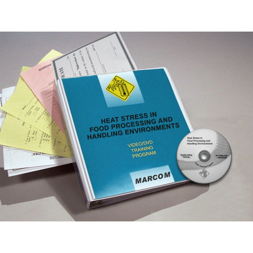 Marcom Safety Training Program, Heat Stress in Food Processing and Handling Environments, DVD or USB, English or Spanish, Each Marcom Safety Training Program, Heat Stress in Food Processing and Handling Environments, DVD or USB, English or Spanish, Each