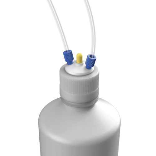 CP Lab Safety Solvent Delivery Cap Kit, Port Cap for Glass Bottles, Nalgene® 38-430 with air valve and fittings CP Lab Safety Solvent Delivery Cap Kit, Port Cap for Glass Bottles, Nalgene® 38-430 with air valve and fittings