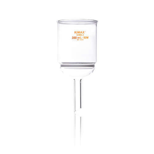 KIMBLE® Büchner Funnel, Filter Funnel, Fritted Glass, Medium, 350 mL, Case of 3 KIMBLE® Büchner Funnel, Filter Funnel, Fritted Glass, Medium, 350 mL, Case of 3