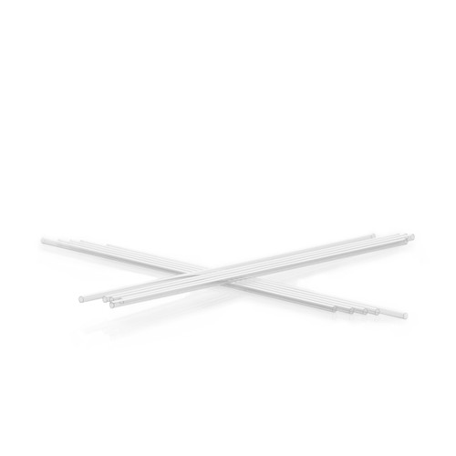 DWK Life Sciences KIMBLE® Melting Point Capillary Tube, USP Type, 100 mm, Case of 20, transparent glass capillary tubes for melting point testing in laboratory settings.