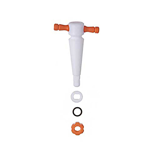 KIMBLE® PTFE Plug Stopcock, 3-Way, 2 mm, Laboratory Glassware Fitting, Case of 6 KIMBLE® PTFE Plug Stopcock, 3-Way, 2 mm, Laboratory Glassware Fitting, Case of 6