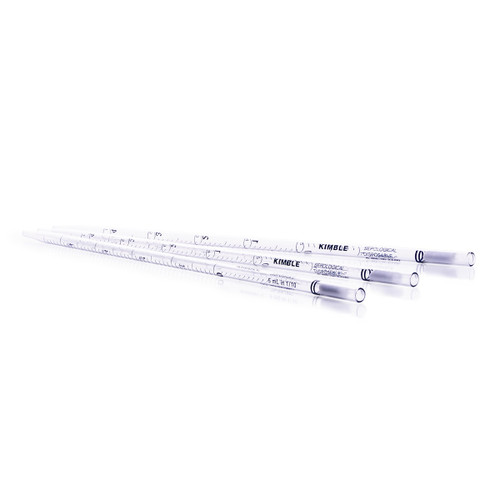 KIMBLE® Serological Pipet, Glass, TD, Wide Tip, Multi-Pack, 5 mL, Disposable Laboratory Pipette, Case of 400 KIMBLE® Serological Pipet, Glass, TD, Wide Tip, Multi-Pack, 5 mL, Disposable Laboratory Pipette, Case of 400