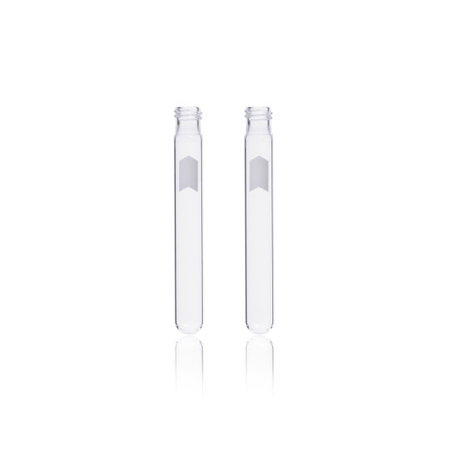 KIMBLE® Glass Culture Tube, Disposable, No Cap, 13 × 100 mm, 13-415 Screw Thread, Case of 1000 KIMBLE® Glass Culture Tube, Disposable, No Cap, 13 × 100 mm, 13-415 Screw Thread, Case of 1000