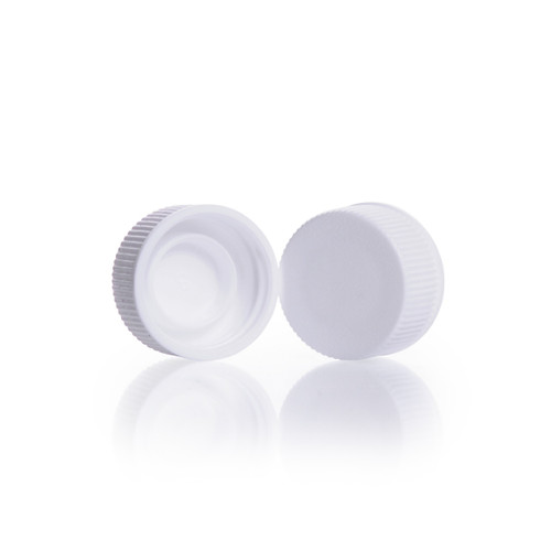 KIMBLE® White Polyethylene (PE) Cap, for Scintillation Vial, 22-400 Thread, Case of 1000