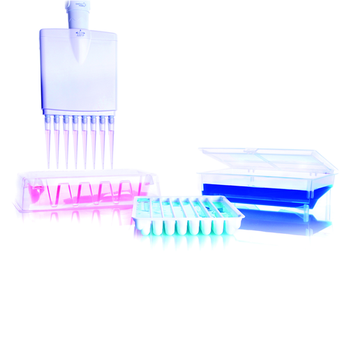 WHEATON® Socorex Sterile Reagent Reservoirs, 8-Channel, Polystyrene (PS), Case of 10