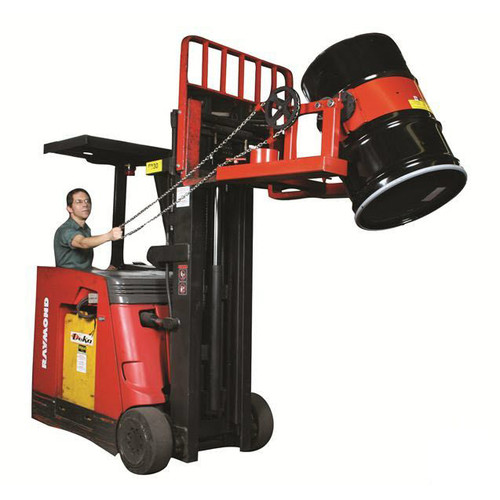 Fork Truck Drum Lifter & Tilter DGF-55, 20.5"H x 38"W x 32.5"D
