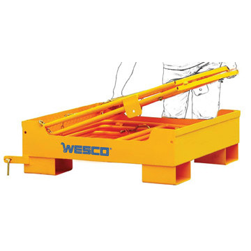 Foldable Maintenance Platform, Fork Pockets: 7.75"W x 3.5"H. Centers: 26"
