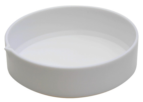 Low Form Evaporating Dish with Spout, PTFE, 350mL