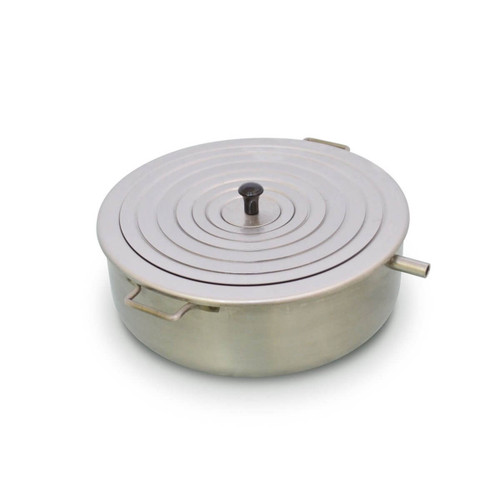 Round Water Bath,8 Inch, 14458, Stainless Concentric Ring Heating Basin
