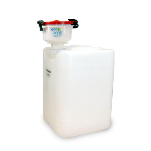 ECO Funnel 4" ECO Funnel® system with 5 gal rectangular carboy (70mm SW buttress finish) 