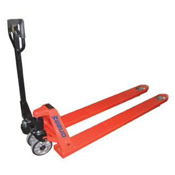 Pt59 Long Fork Pallet Truck with Nylon Entry Rollers
