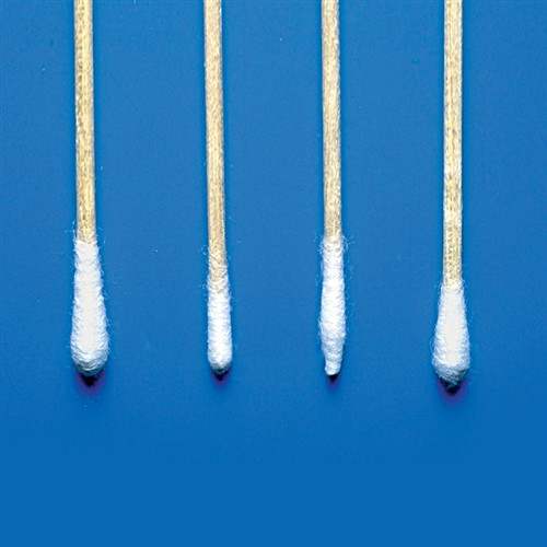 Cotton Swabs, Non-linting, 3" Wood Pointed, case/1000