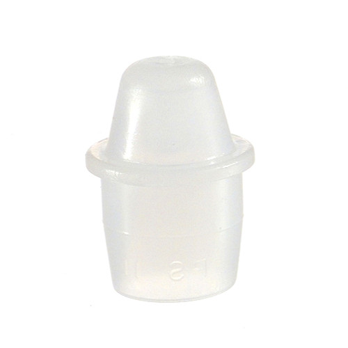 18mm Tall LDPE Unlined Plug Cap, case/6000