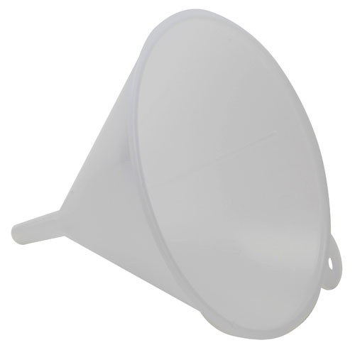 Large Industrial Utility Funnel, 11" LDPE, pack/2