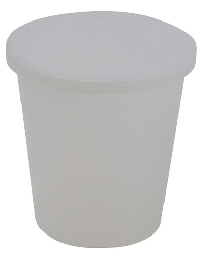 Disposable Specimen Containers with Lid, Transparent, 8oz, case/250
