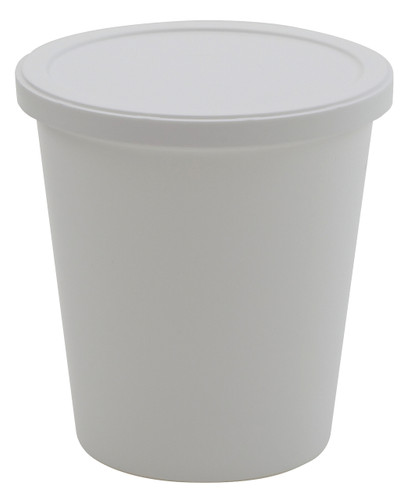 Disposable Specimen Containers with Lid, White 8oz, case/250