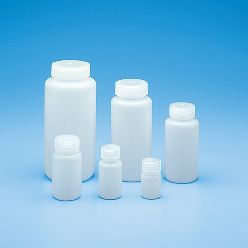 8oz (250mL) Wide Mouth HDPE Round, 43mm PP Linerless Leak-Proof Cap, Integral Seal Ring, case/72