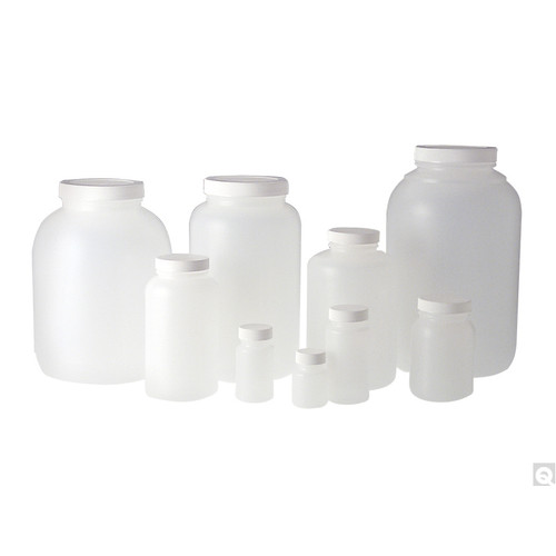 32oz HDPE Tall Wide Mouth Round, 70-400 Phenolic Solid PE Lined Caps, case/106