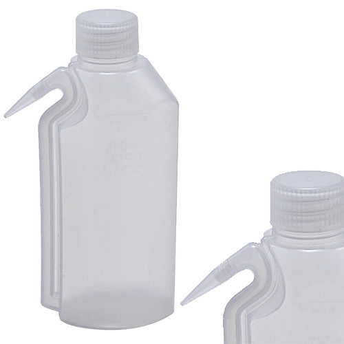 Wash Bottles, Integral Tube, Natural, 250mL, pack/5