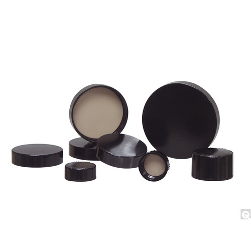 89-400 Black Phenolic Cap with F217 & PTFE Liner, Each