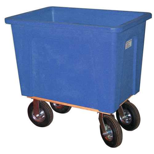 Blue Plastic Box Truck 8 Bushels, 450 lb Capacity